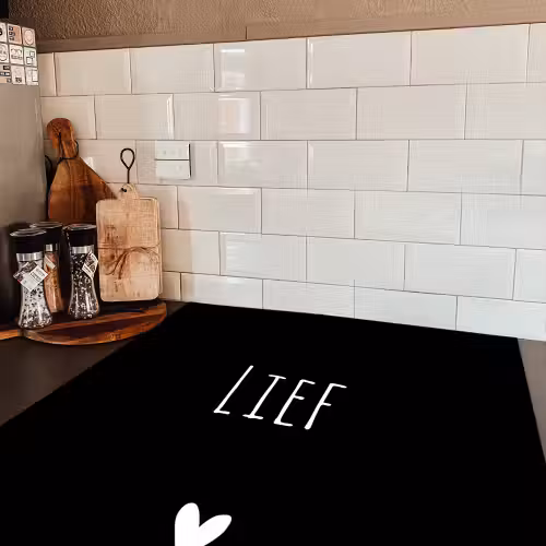 Spreuken - Lief - Quotes Inductie beschermer vinyl 3mm middel -sfeer3