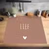 Spreuken - Lief - Quotes Inductie beschermer vinyl 3mm middel -sfeer5