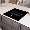 Spreuken - Quotes - Geluk zit in een klein rompertje Inductie beschermer vinyl 3mm middel -sfeer8