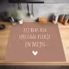 Spreuken - Quotes - Jij hebt een speciaal plekje in mijn hart Inductie beschermer vinyl 3mm middel -sfeer5