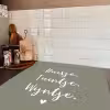 Tekst - Huisje, tuintje, wijntje - Thuis - Quotes - Wijn Inductie beschermer vinyl 3mm middel -sfeer3