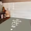 Tekst - Zon - Mijn favoriete plekje is in de zon - Spreuken - Zomer Inductie beschermer vinyl 3mm middel -sfeer3