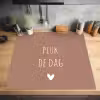 Quotes - Carpe diem - Pluk de dag - Spreuken Inductie beschermer vinyl 3mm middel -sfeer5