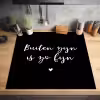 Quotes - Tuin - Buiten zijn is zo fijn - Tekst Inductie beschermer vinyl 3mm middel -sfeer5
