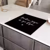 Quotes - Tuin - Buiten zijn is zo fijn - Tekst Inductie beschermer vinyl 3mm middel -sfeer8