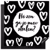Quotes - Hé zon, ga je mee stralen? - Tekst - Zon - Zomer Inductie beschermer vinyl 3mm middel -3d