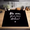 Quotes - Hé zon, ga je mee stralen? - Zomer - Tekst - Zon Inductie beschermer vinyl 3mm middel -sfeer5