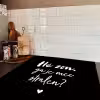 Quotes - Hé zon, ga je mee stralen? - Zomer - Tekst - Zon Inductie beschermer vinyl 3mm middel -sfeer3