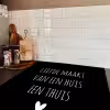 Quotes - Liefde maakt van een huis een thuis - Spreuken Inductie beschermer vinyl 3mm middel -sfeer3