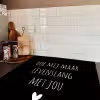Quotes - Doe mij maar levenslang met jou - Spreuken Inductie beschermer vinyl 3mm middel -sfeer3