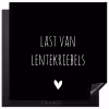 Quotes - Spreuken - Lentekriebels Inductie beschermer vinyl 3mm middel -3d