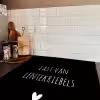 Quotes - Spreuken - Lentekriebels Inductie beschermer vinyl 3mm middel -sfeer3