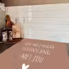 Quotes - Spreuken - Doe mij maar levenslang met jou Inductie beschermer vinyl 3mm middel -sfeer3