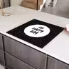 Quotes - Tekst - Oh happy day - Geluk Inductie beschermer vinyl 3mm middel -sfeer8