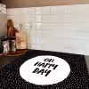Quotes - Tekst - Oh happy day - Geluk Inductie beschermer vinyl 3mm middel -sfeer3