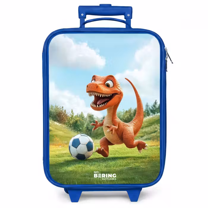 Kinderkoffer Blau - Fußball - Dino - Sport