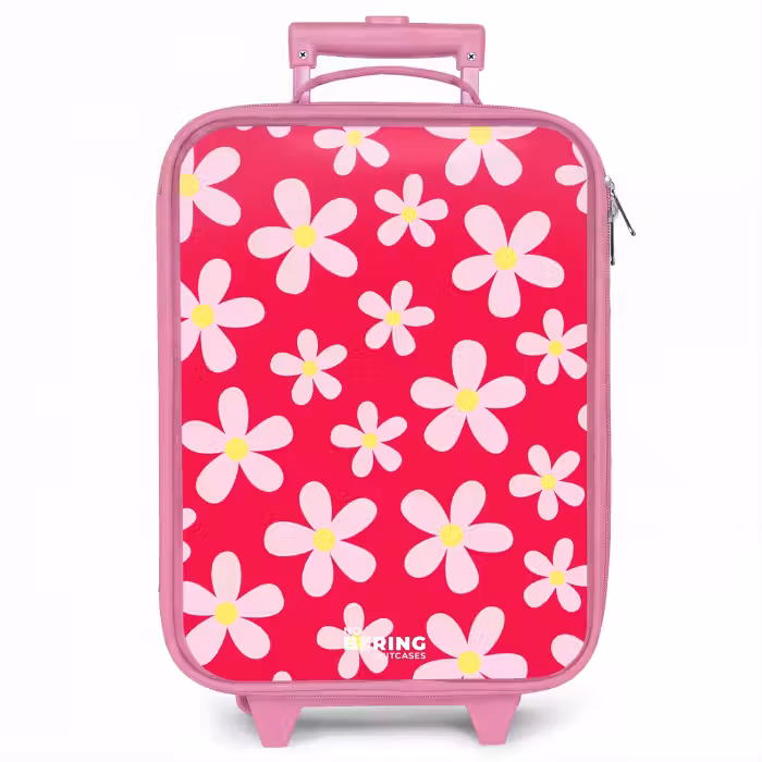 Kinderkoffer Rosa - Gänseblümchenmanie hotpink