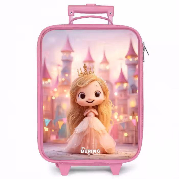 Kinderkoffer Rosa - Prinzessin - Rosa - Schloss