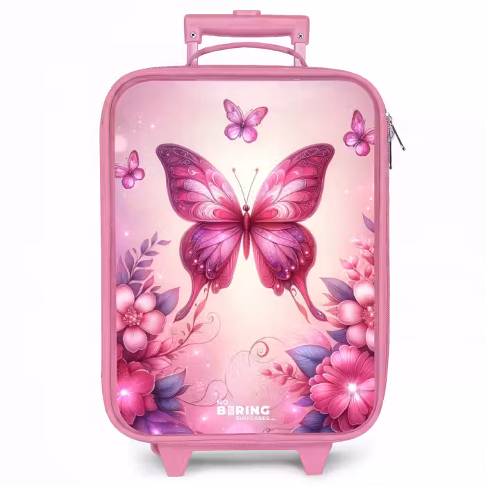 Kinderkoffer Rosa - Schmetterlingstal