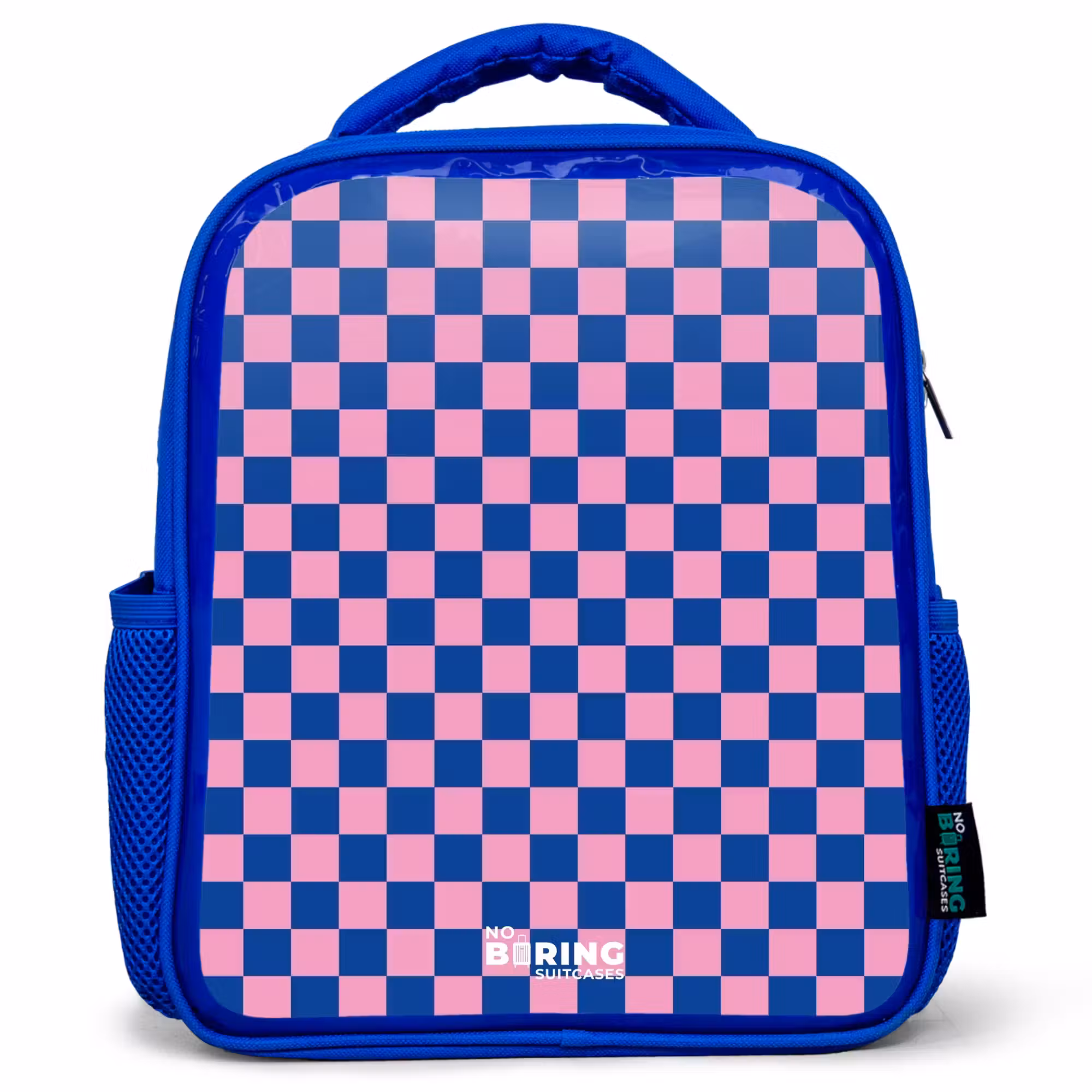 Kinderrucksack - Blau - Blöcke - Blau - Rosa