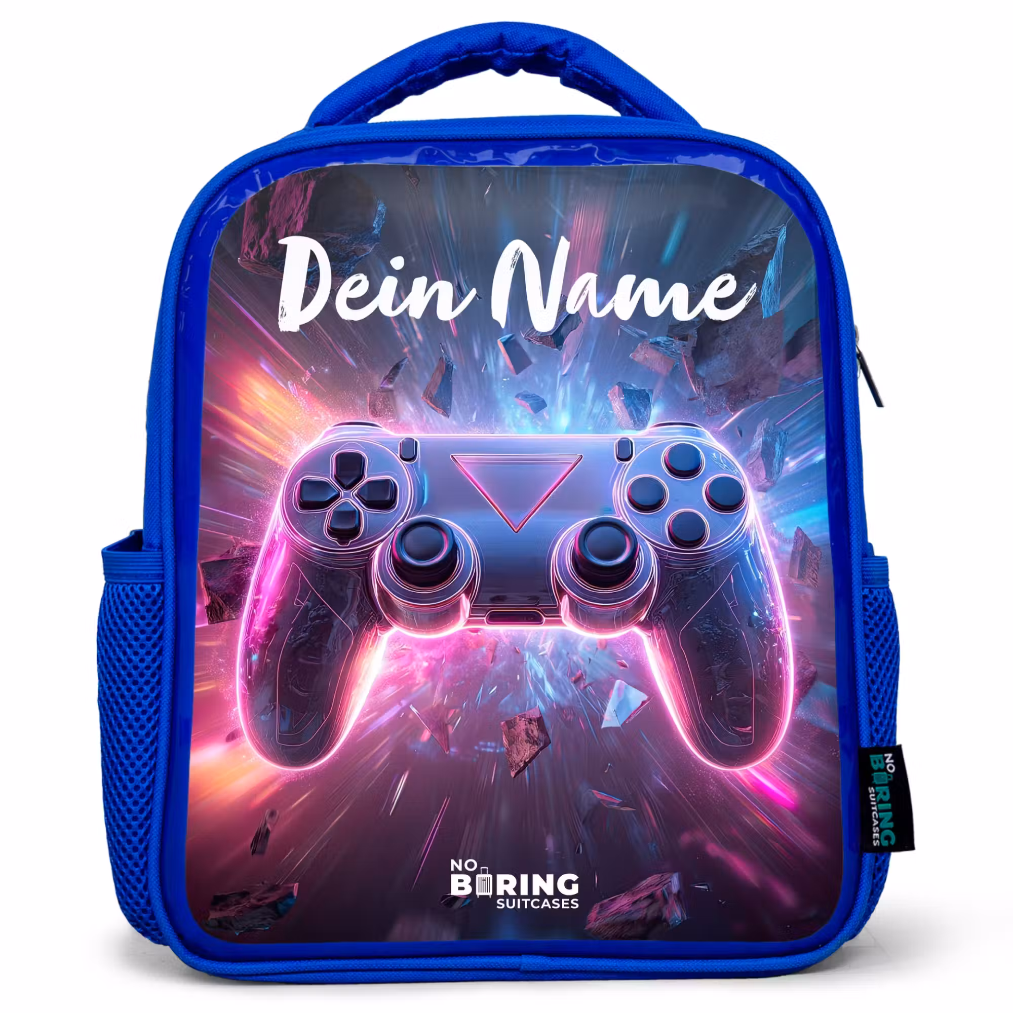 Kinderrucksack - Blau - Controller - Neon - Spiel