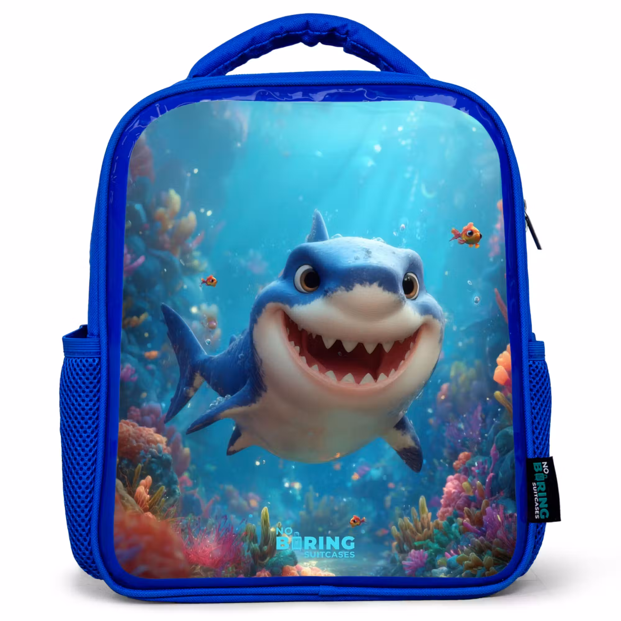 Kinderrucksack - Blau - Riff - Koralle - Hai - Tier