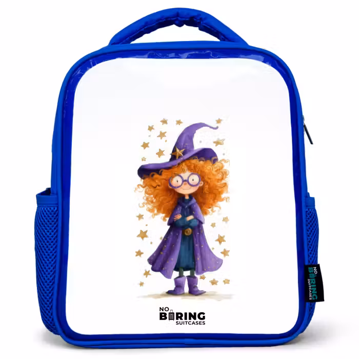 Kinderrucksack - Blau - Sternenzauber mit Locken