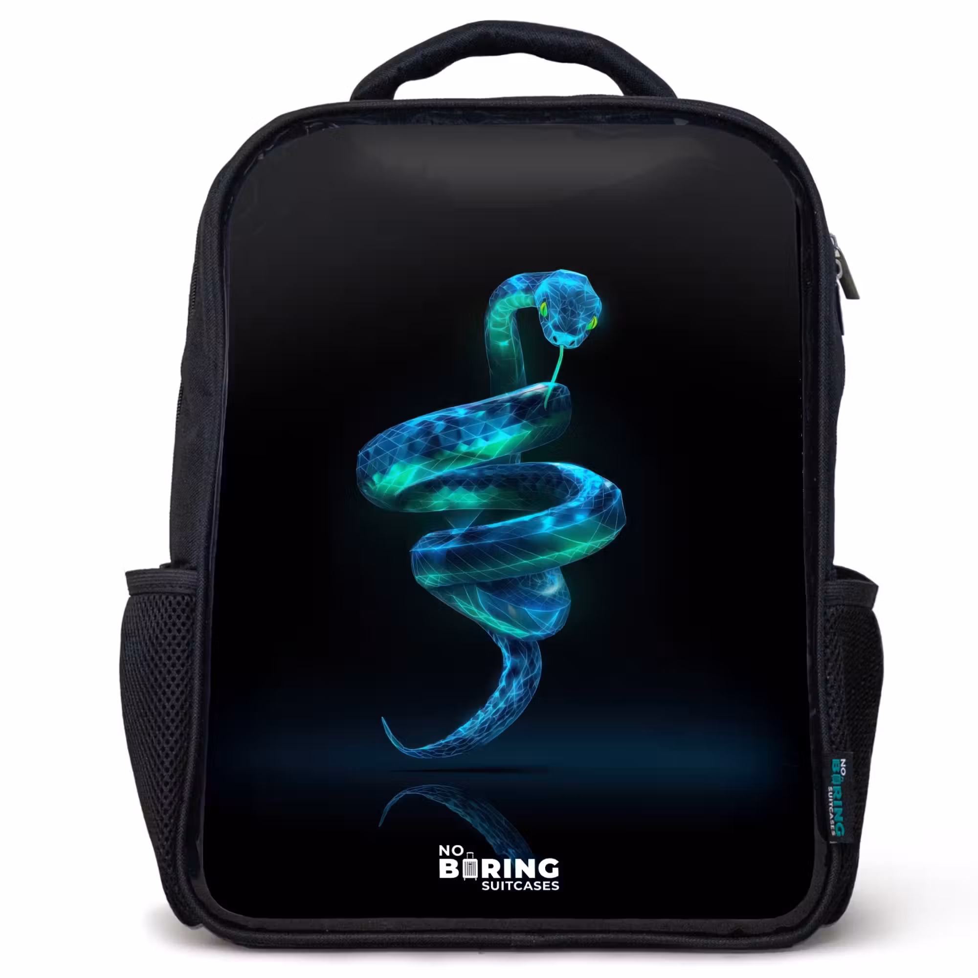 Kinderrucksack - Schwarz - Digitaler Schlauch in Spiralform