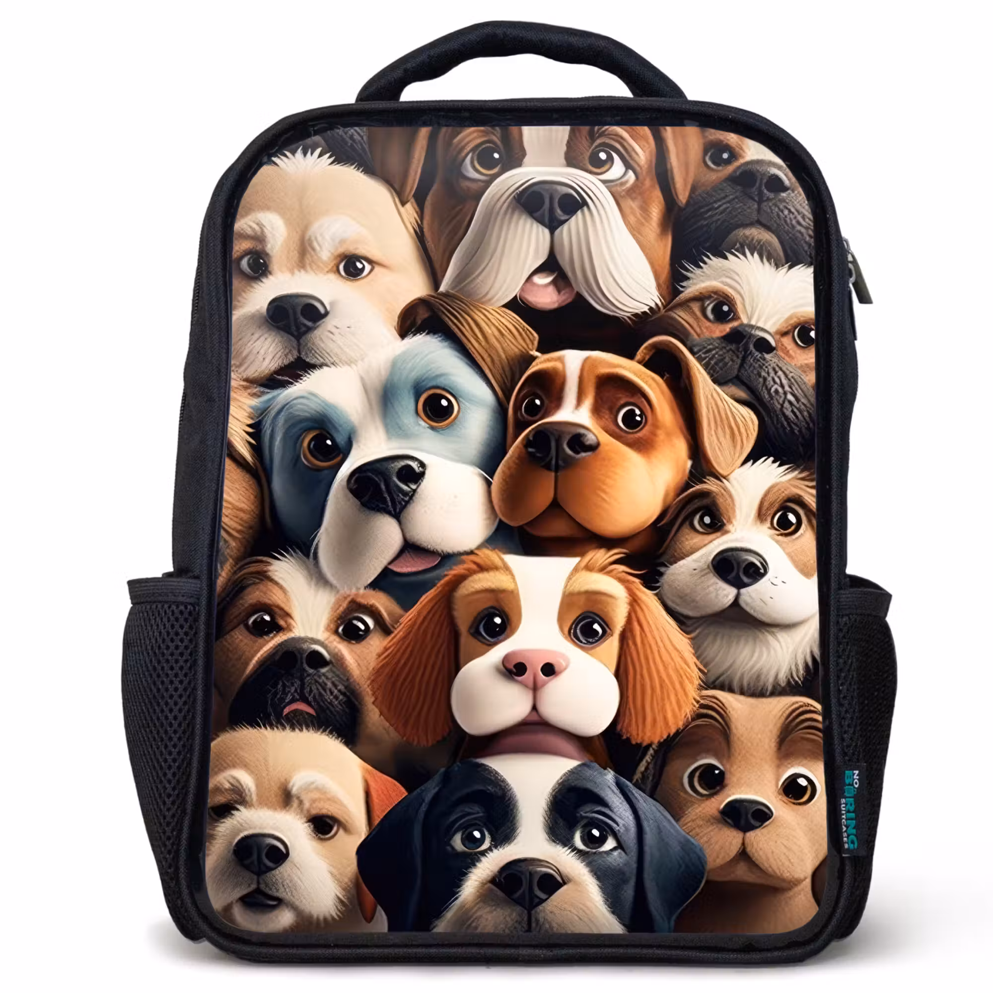 Kinderrucksack - Schwarz - Kläffende Bande