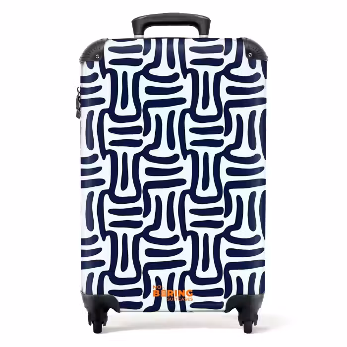Koffer - Abstrakt - Modern - Blau
