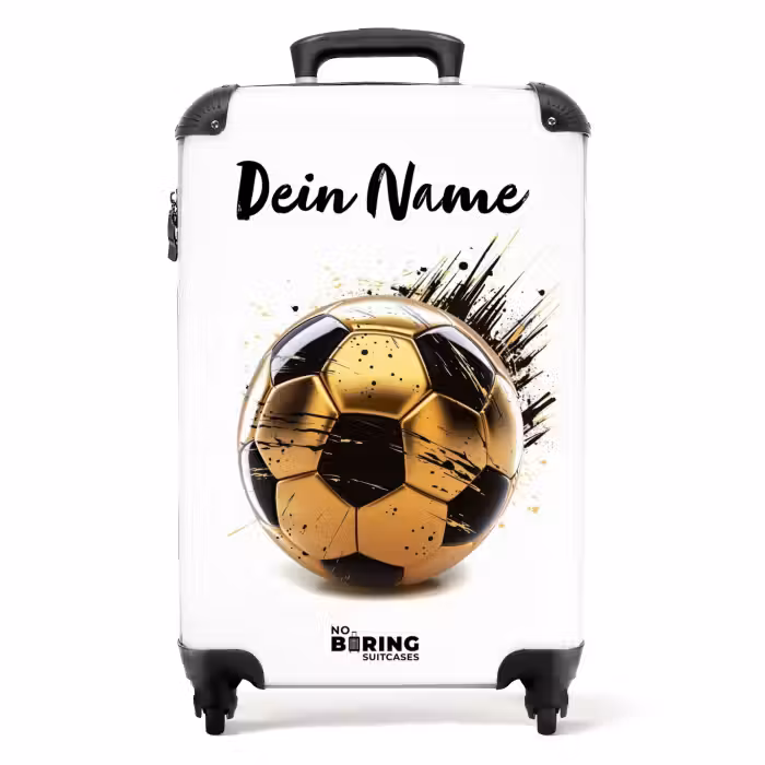 Koffer mit Name - Golden Goal Finder