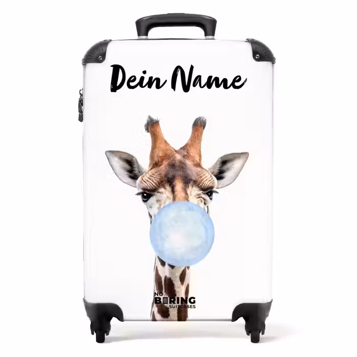 Koffer mit Name - Kauen Kobus blau
