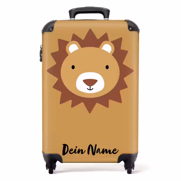 Koffer mit Name - Löwe Löwe
