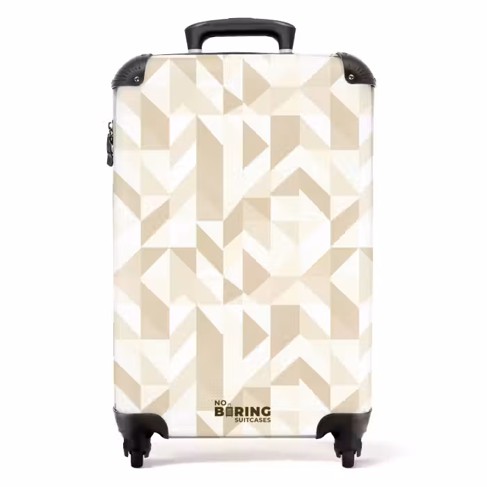 Koffer - Modern - Abstrakt - Beige