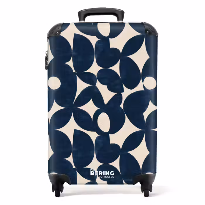 Koffer - Modern - Geometrisch - Blau