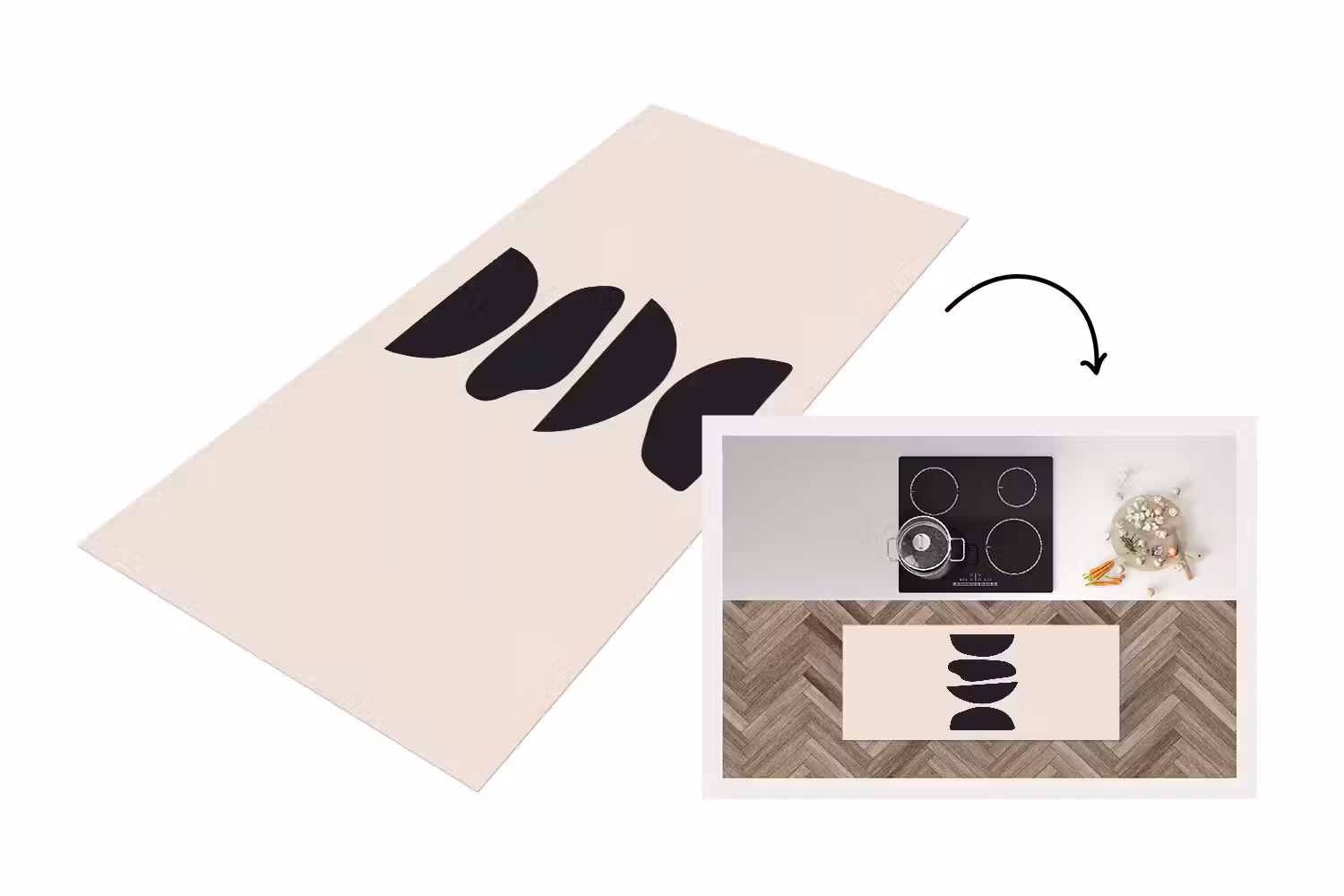 Küchenläufer - Formen – Abstrakt – Modern