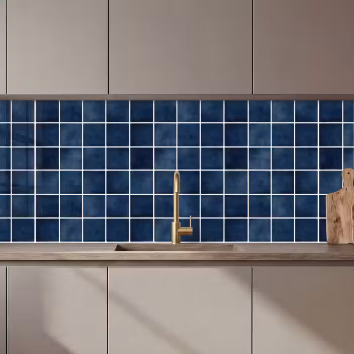 Küchenrückwand - Fliese - Modern - Blau