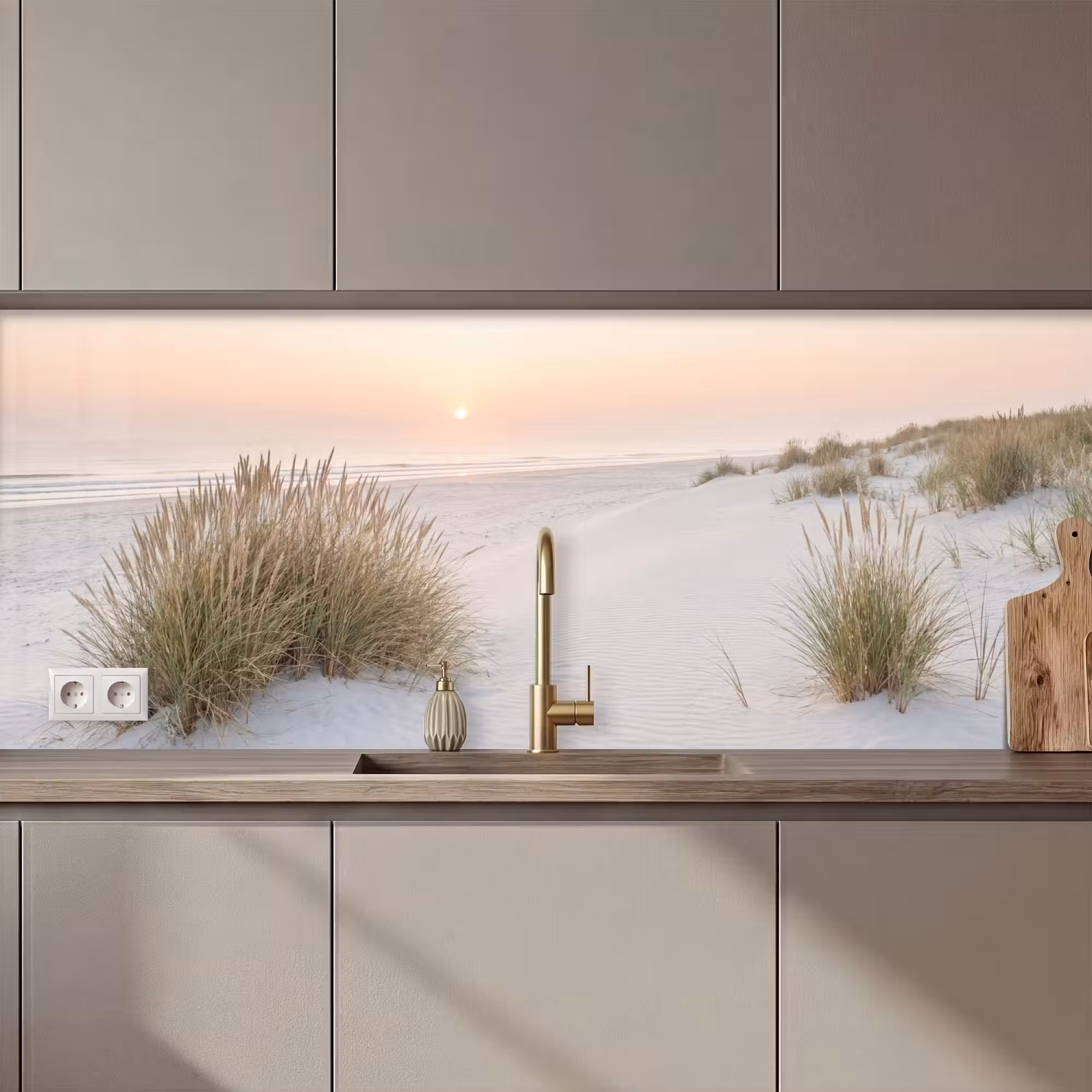 Küchenrückwand - Horizont - Dünenlandschaft - Sand