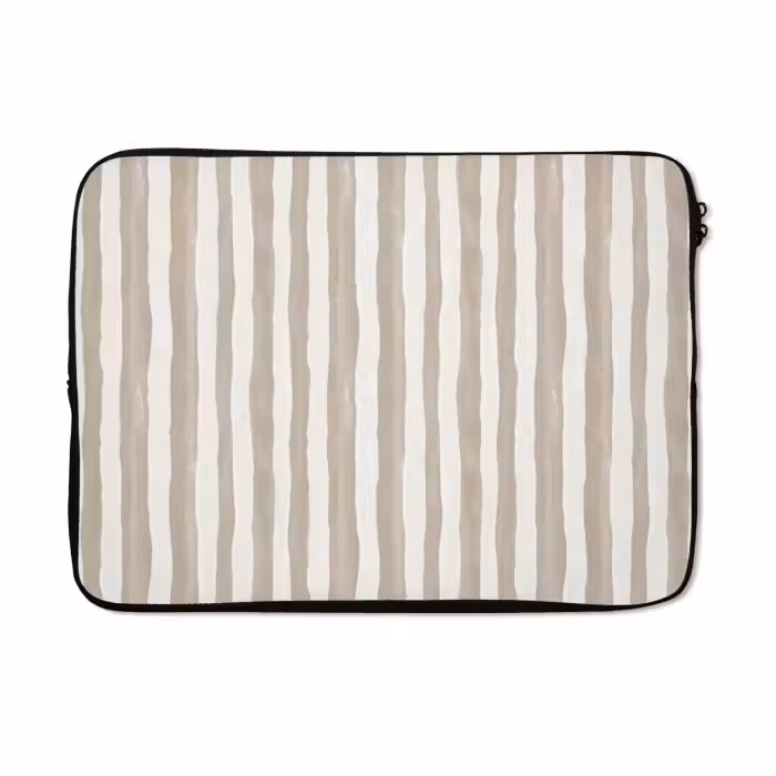 Laptop hülle - Minimalistisch - Streifen - Beige