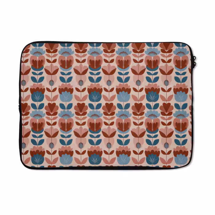 Laptop hülle - Vintage - Motiv - Farbenfroh
