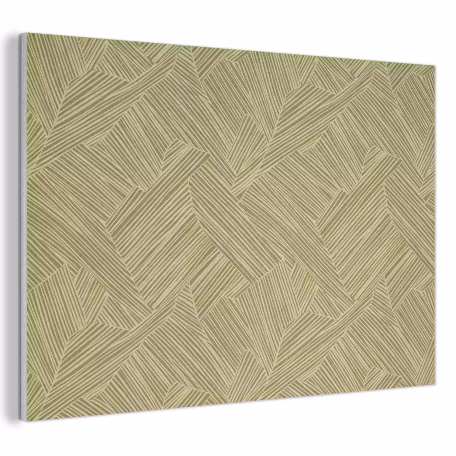 Abstract - Modern - Groen PET vilt klein 837 -3d
