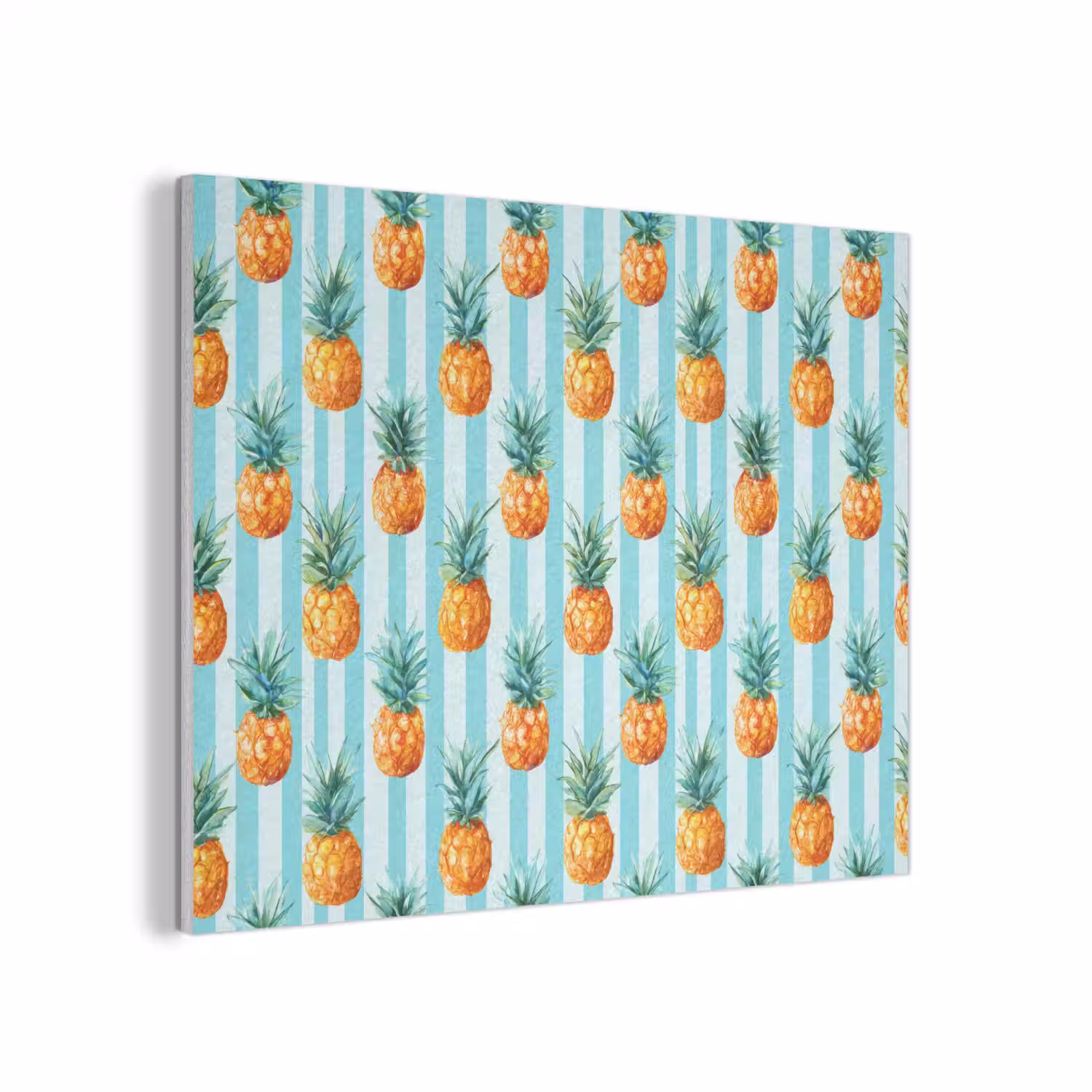 Ananas - Strepen - Groen PET vilt klein 837 -3d