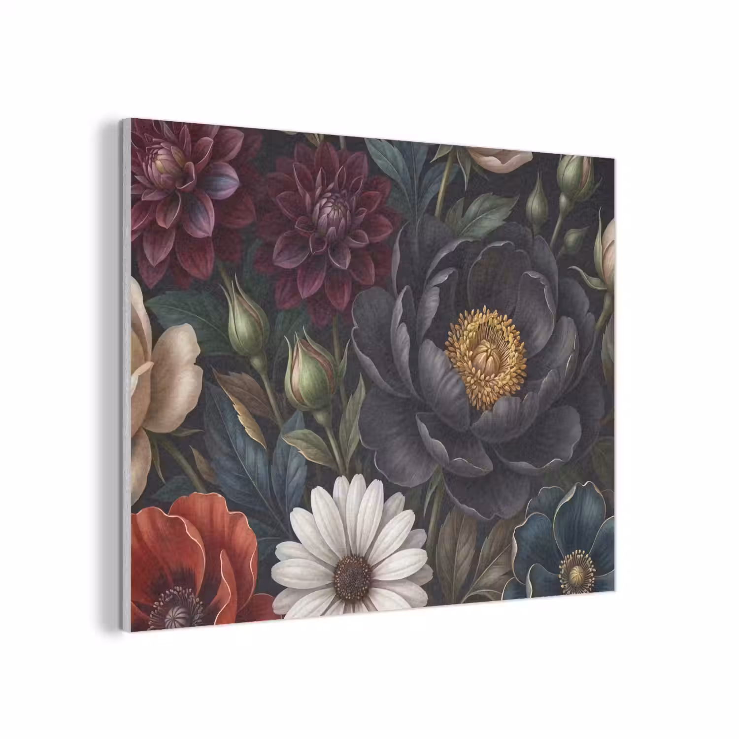 Bloemen - Boeket - Natuur - Klassiek - Weelderig PET vilt klein -3d