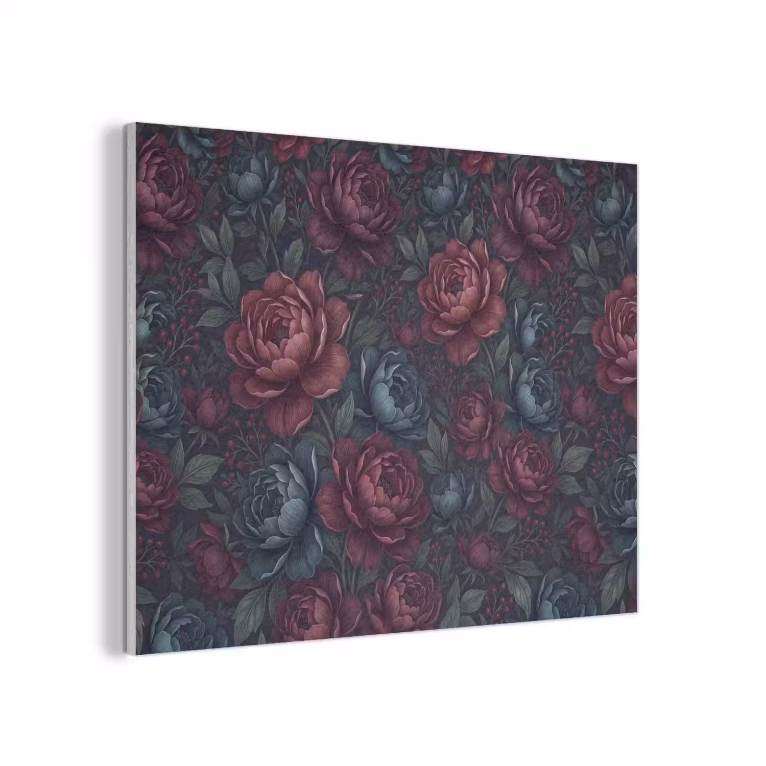 Bloemen - Patroon - Natuur - Klassiek - Donker PET vilt klein -3d