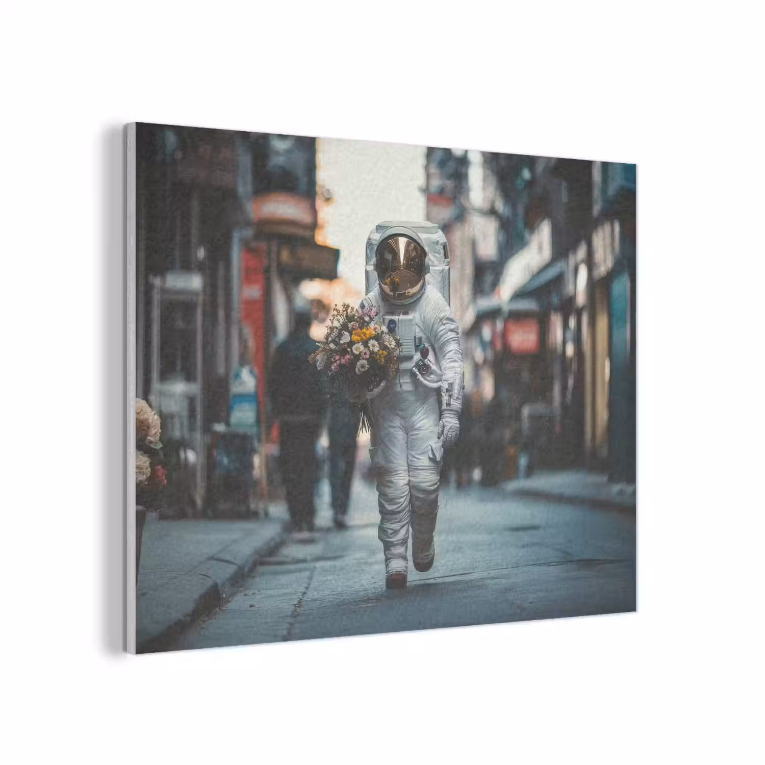 Boeket - Bloemen - Kleurrijk - Astronaut PET vilt klein -3d