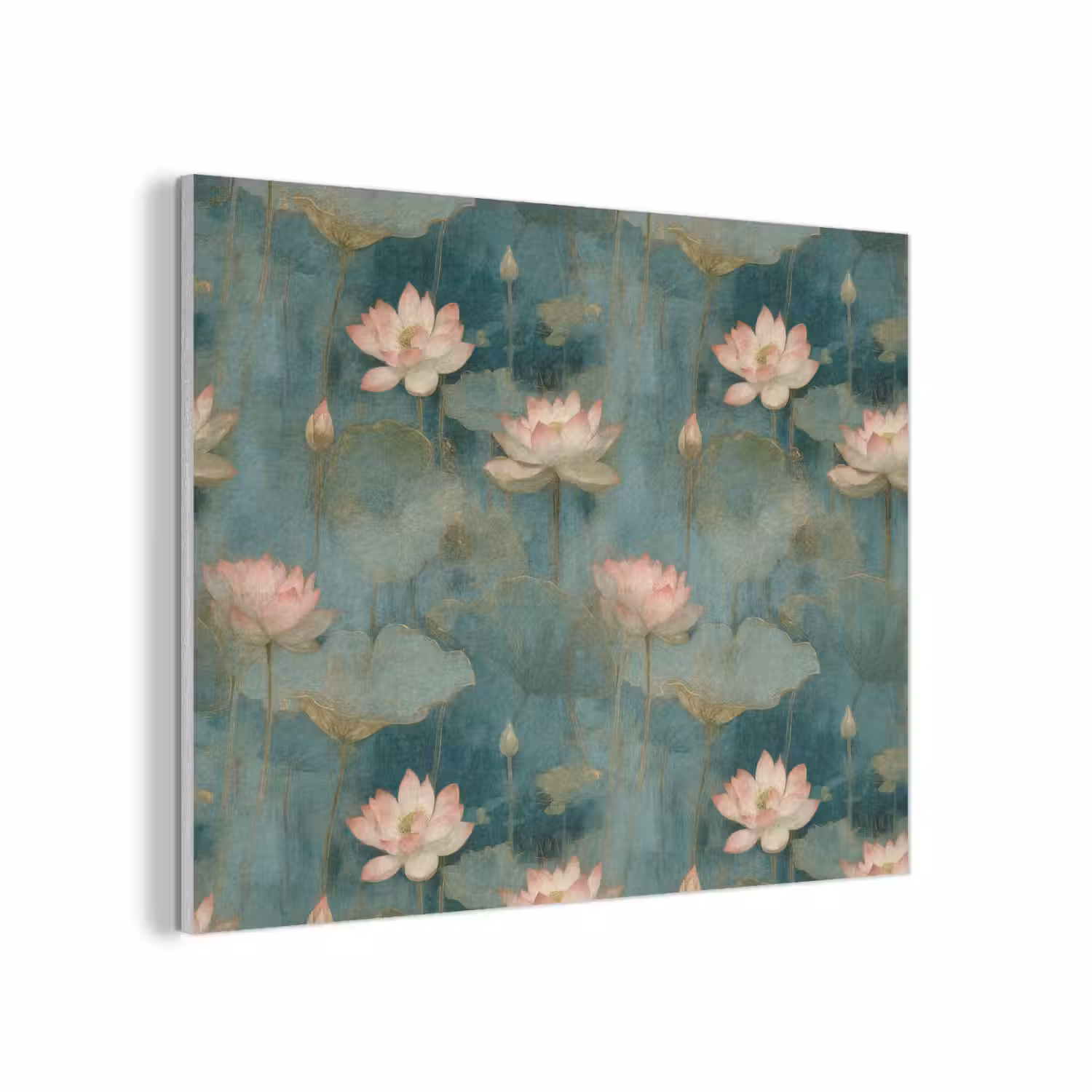 Botanisch - Bloemen - Roze PET vilt klein 837 -3d