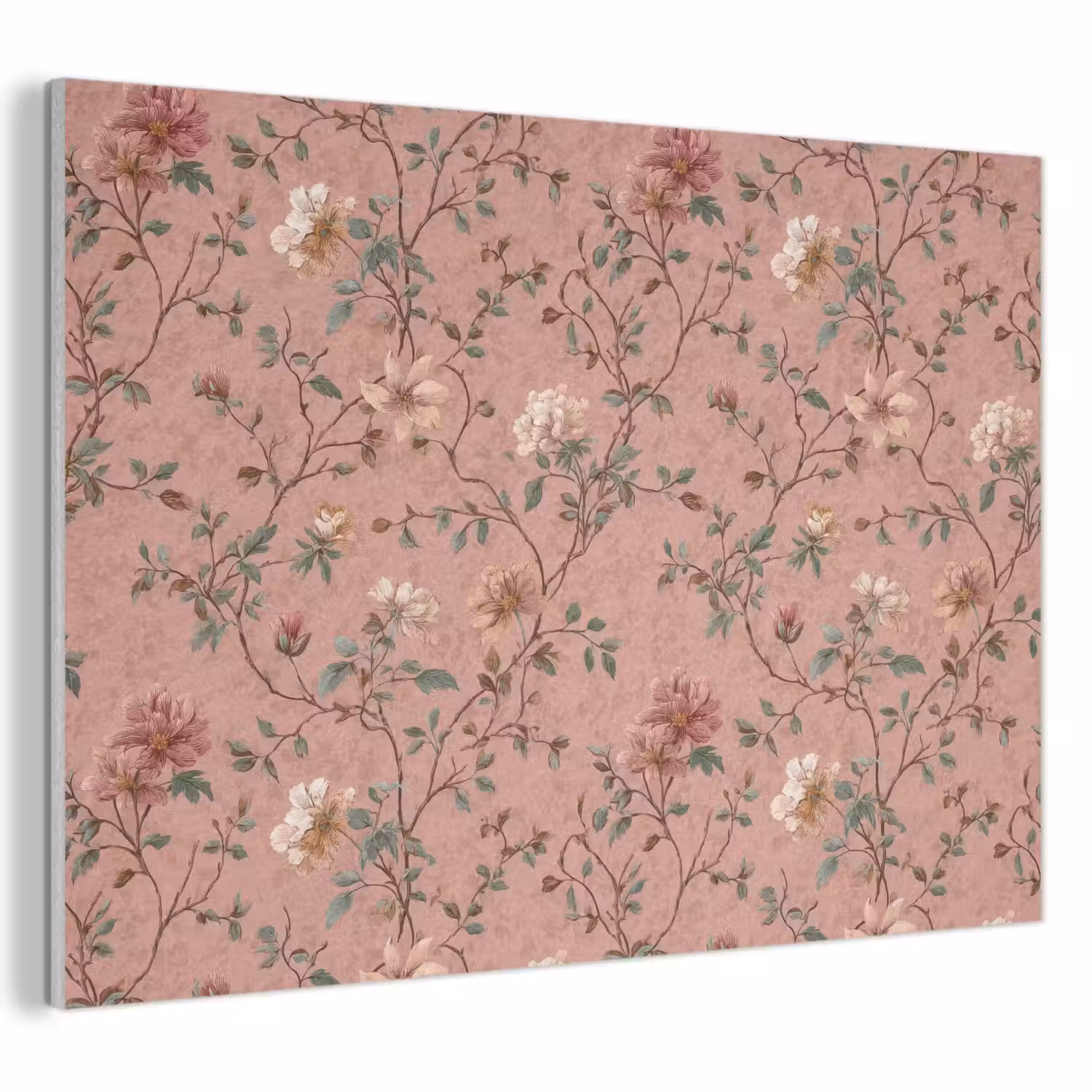 Botanisch - Bloemen - Roze PET vilt klein 837 -3d