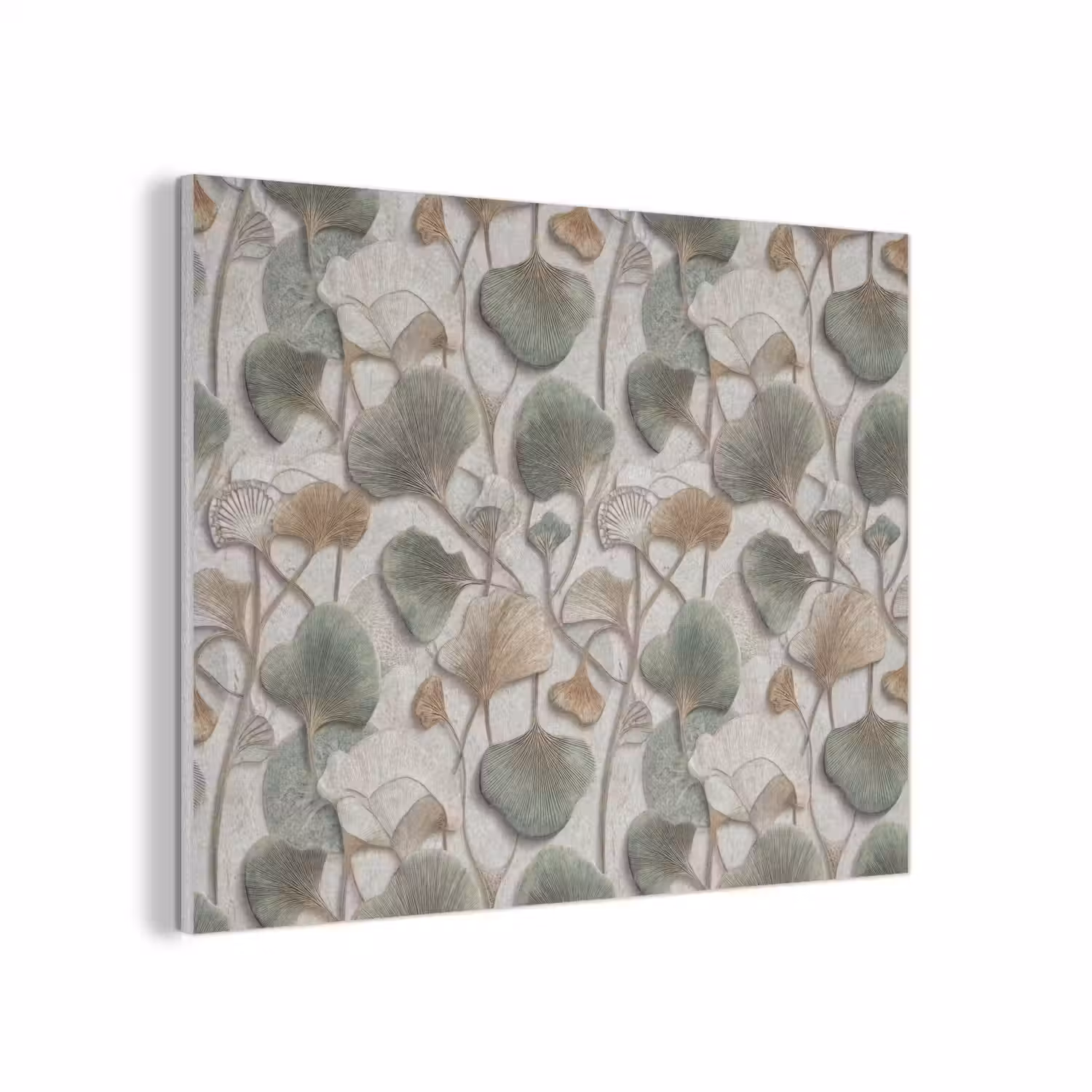Elegant - Bladeren - Groen PET vilt klein 837 -3d