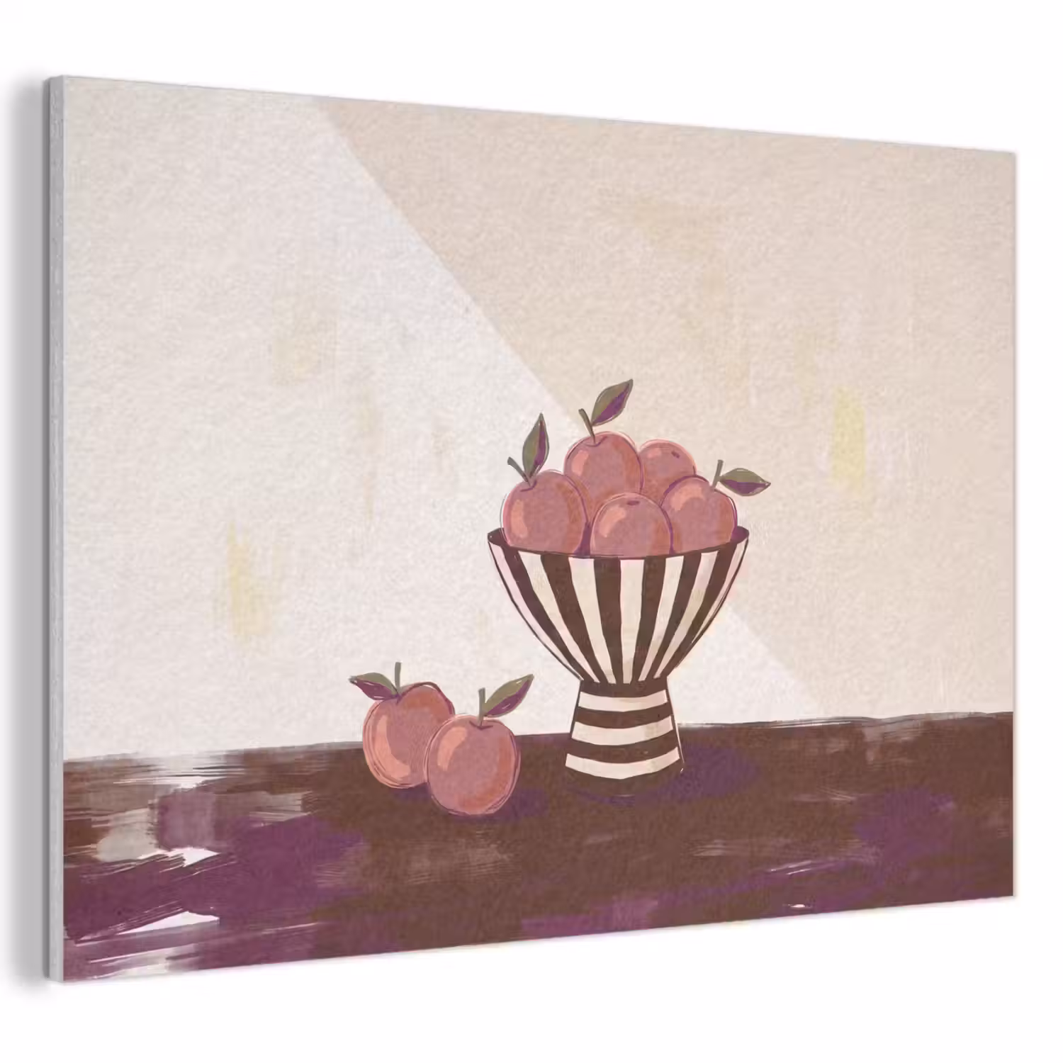 Eten - Schaal - Stilleven - Modern - Rood PET vilt klein -3d