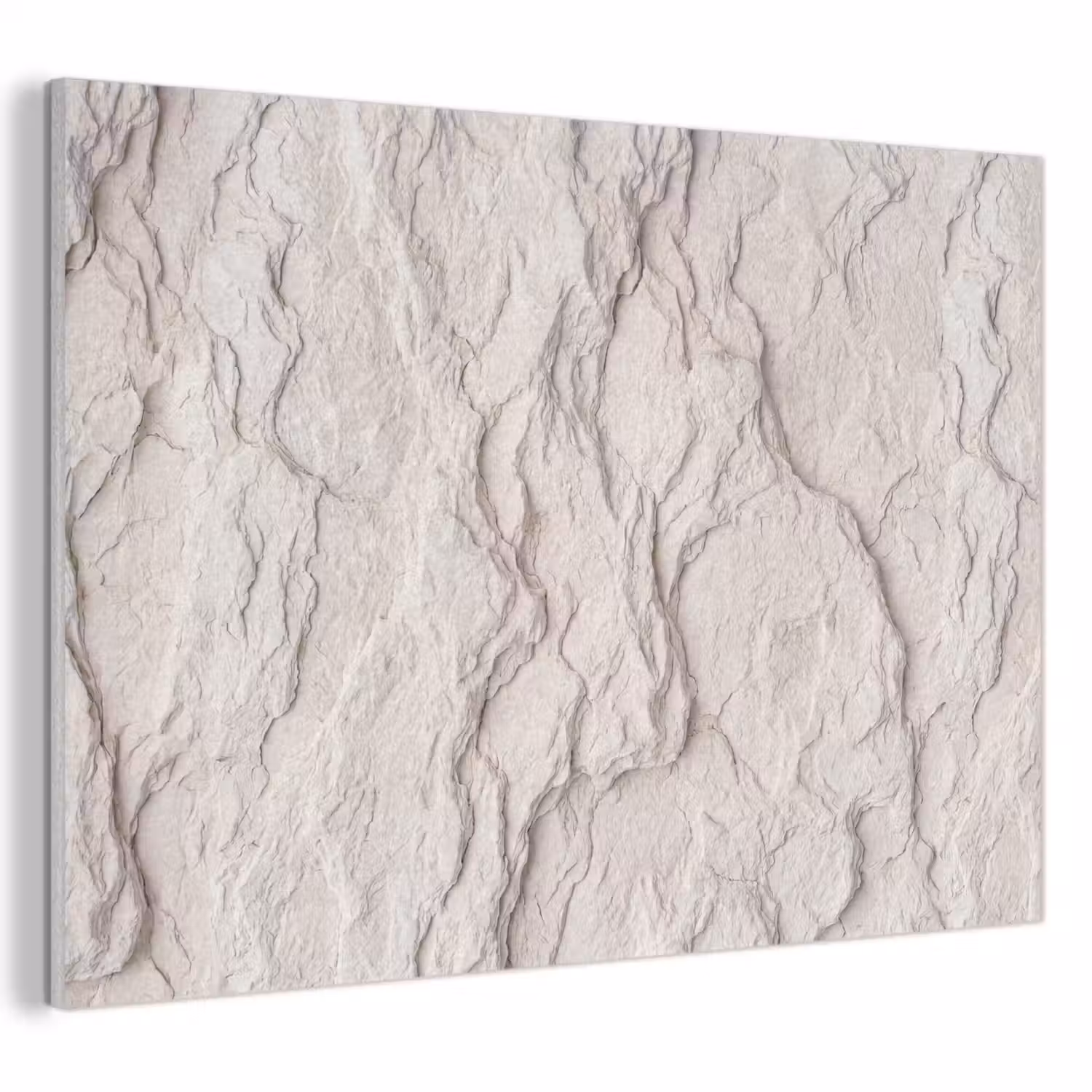 Rots - Structuur - Natuur - Beige - Abstract PET vilt klein -3d